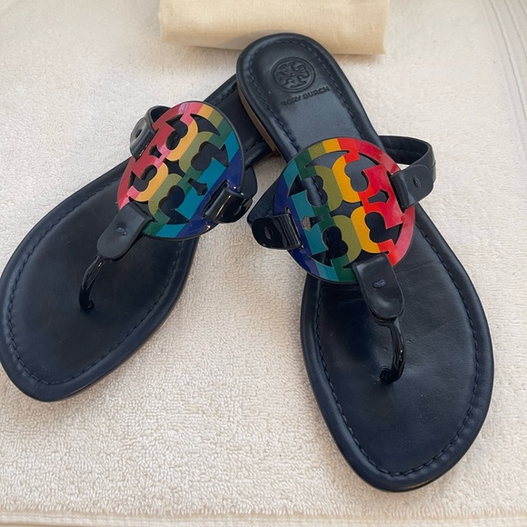 Tory Burch Miller Rainbow Sandal - Picture 2 of 11